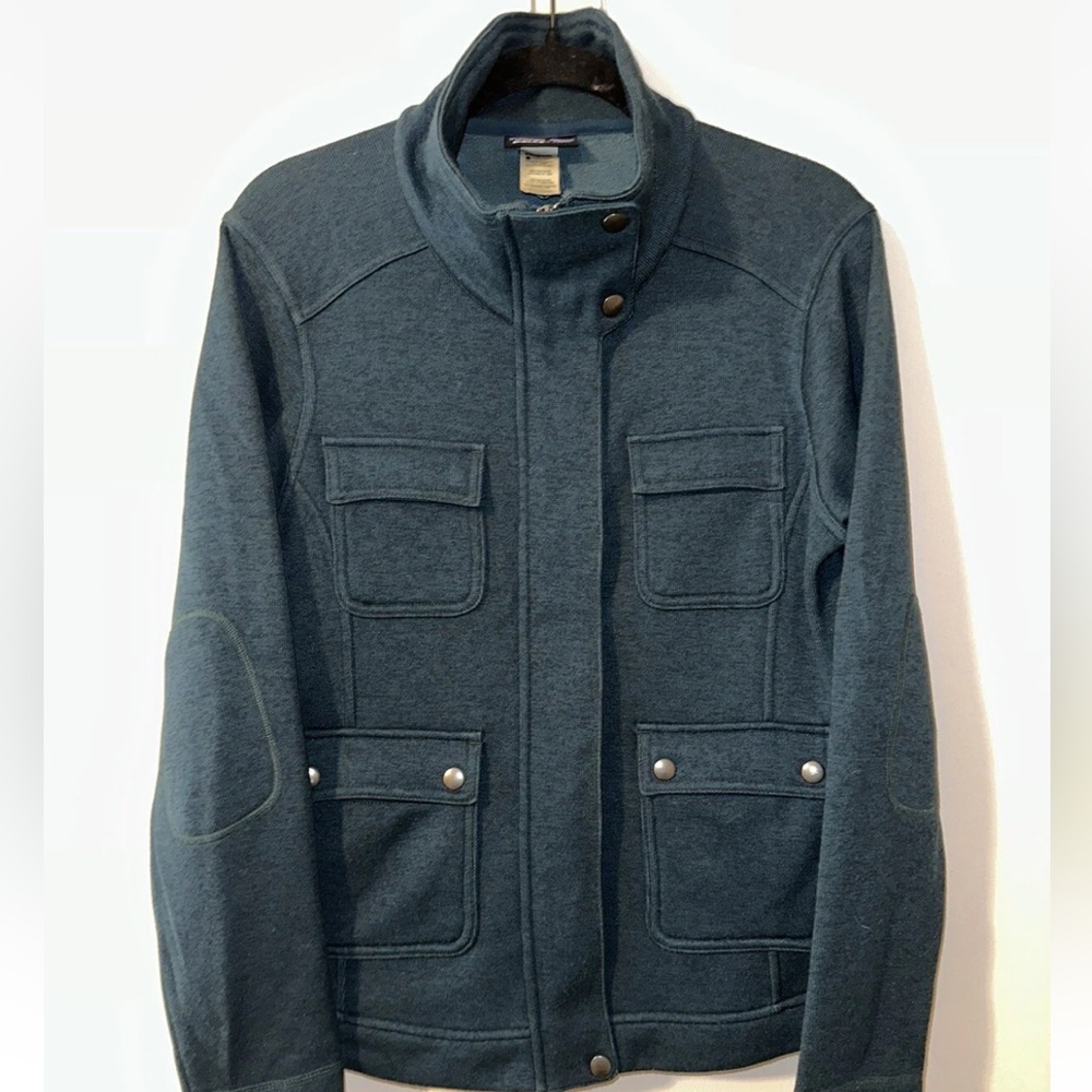 Patagonia Women's Better Jacket Full Zip Snap Button Pockets Tidal Teal - Picture 5 of 11